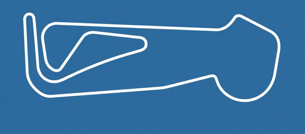 Snetterton 300 track outline